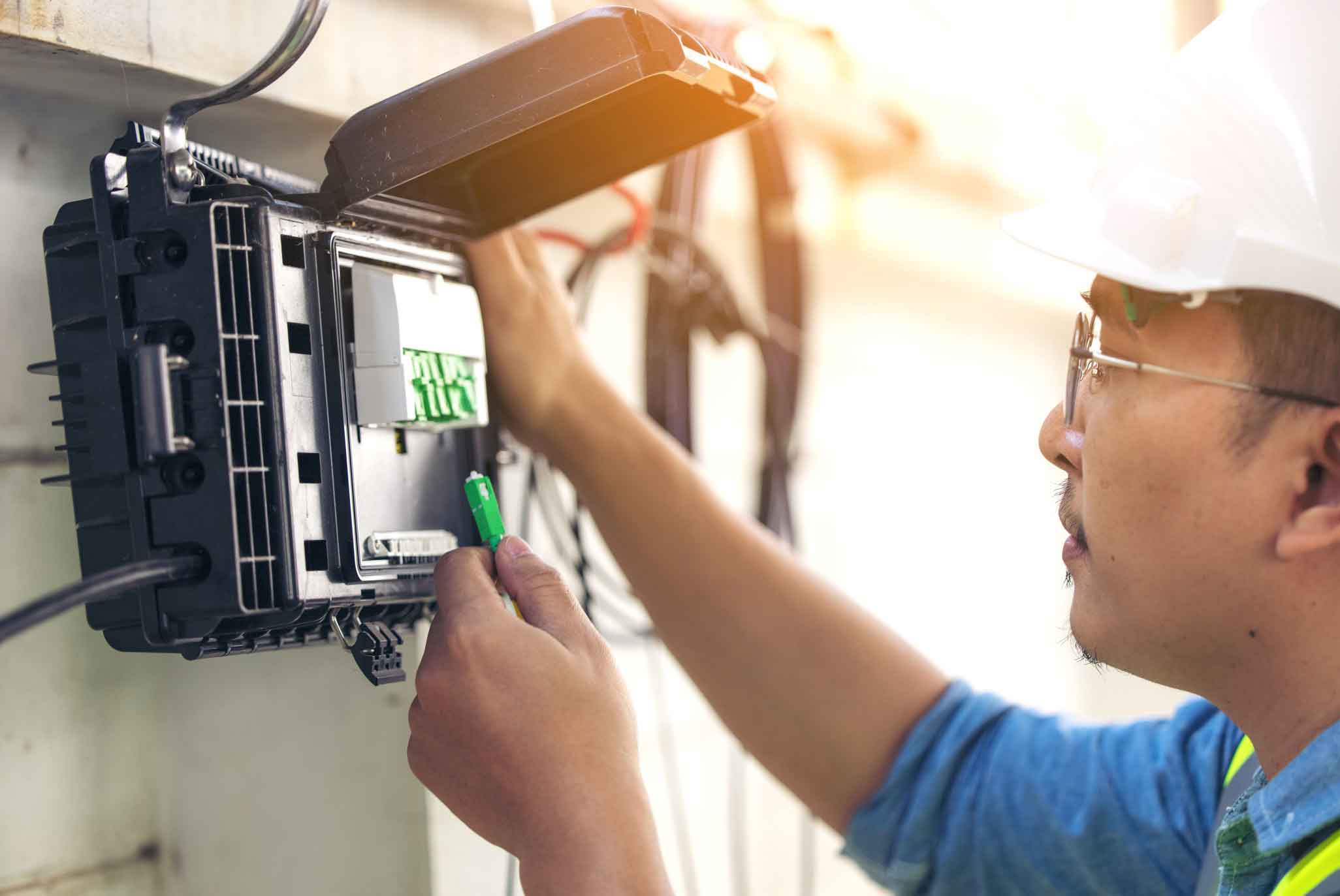Trinn-for-trinn FTTH installasjonsprosess