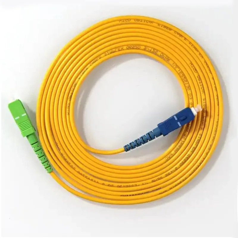 3mm rund kabel SC/APC- SC/UPC lappesnorer