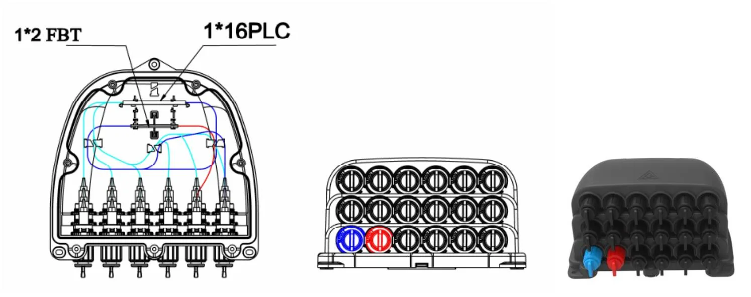 Pre-connectorized Fiber Optic Cable Distribution Box GFS-18BYK