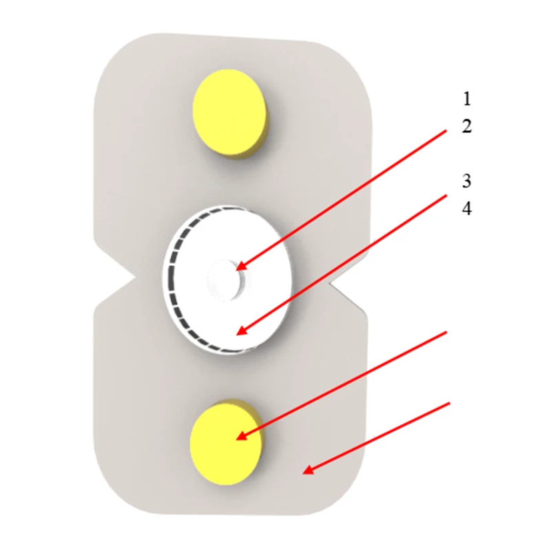 Usynlig bow-type dråpe fiberoptisk kabel